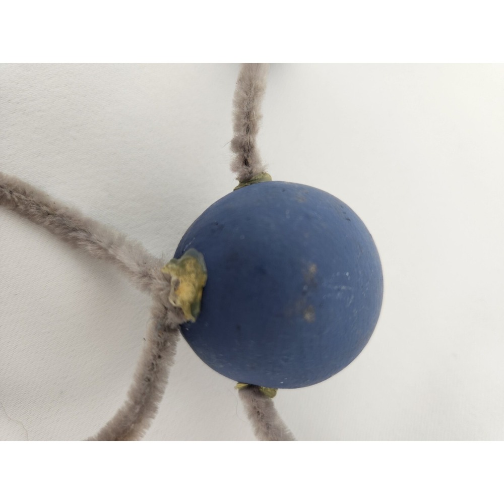 Vintage Anthropomorphic Blueberry Fruit Shelf Sitters Pipe Cleaner 1960s Ceramic - Picture 7 of 11